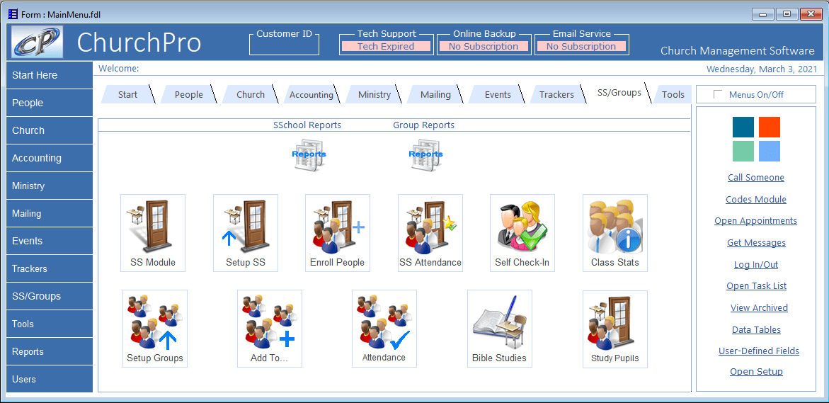 ChurchPro - Accounting Modules